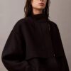 Giacca bomber in misto lana