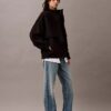 Giacca bomber in misto lana