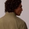 Giacca bomber in nylon a trama quadrettata