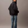 Giacca bomber in nylon stropicciato