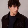 Giacca bomber varsity in nylon e cotone Giacca bomber varsity in nylon e cotone