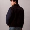 Giacca bomber varsity in nylon e cotone Giacca bomber varsity in nylon e cotone