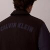 Giacca bomber varsity in nylon e cotone Giacca bomber varsity in nylon e cotone