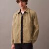 Giacca-camicia classica in misto nylon Giacca-camicia classica in misto nylon