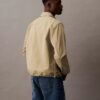 Giacca classica con zip in misto cotone Giacca classica con zip in misto cotone