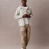 Giacca comoda con cappuccio in nylon Giacca comoda con cappuccio in nylon