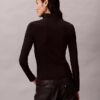 Giacca con zip in nylon a costine Giacca con zip in nylon a costine