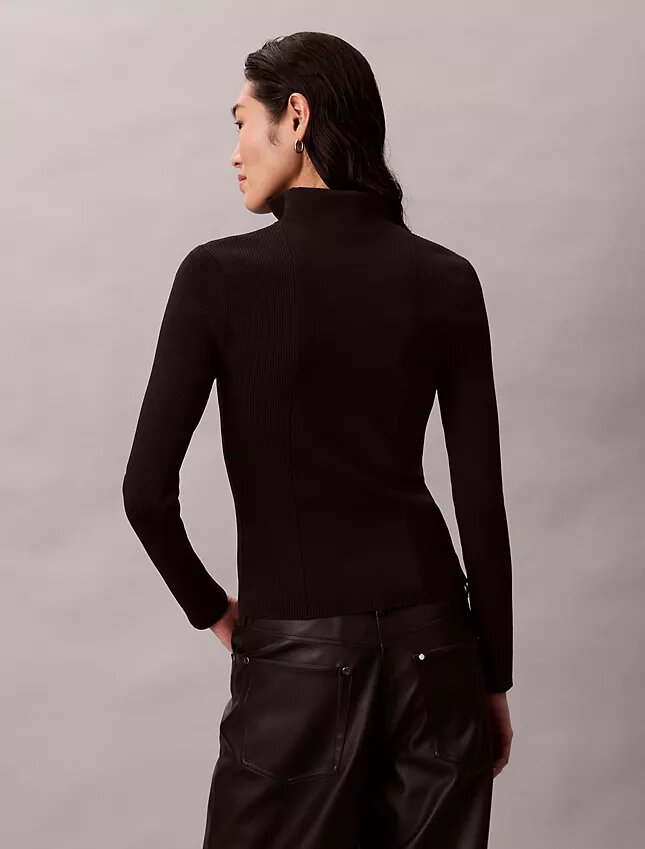 Giacca con zip in nylon a costine Giacca con zip in nylon a costine