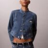 Giacca corta in denim