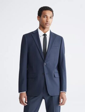 Giacca da completo blu navy slim fit