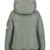 Giacca imbottita con maniche raglan da bambina