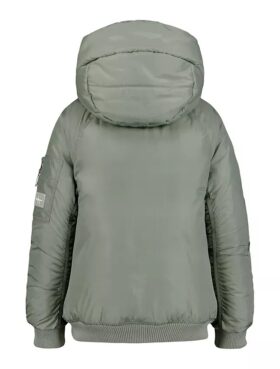 Giacca imbottita con maniche raglan da bambina