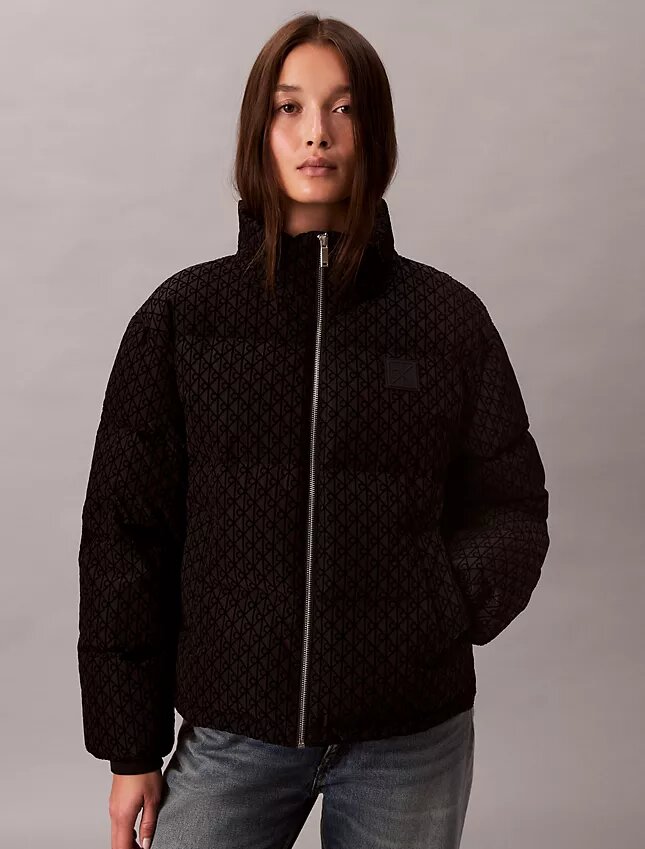 Giacca imbottita con motivo Monogram su tutta la superficie Giacca imbottita con motivo Monogram su tutta la superficie