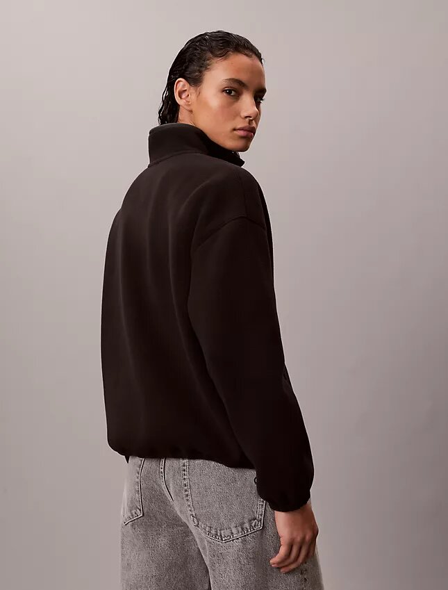 Giacca in pile con zip Giacca in pile con zip