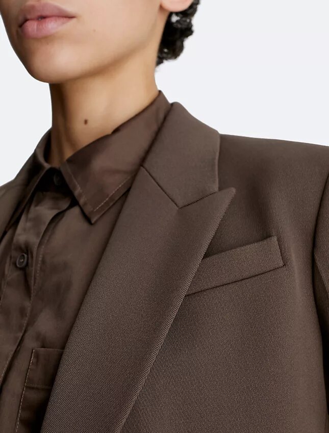 Giacca in twill di lana Giacca in twill di lana