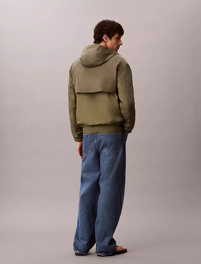Giacca leggera in nylon misto Giacca leggera in nylon misto