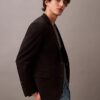 Giacca slim in gabardine di lana Giacca slim in gabardine di lana