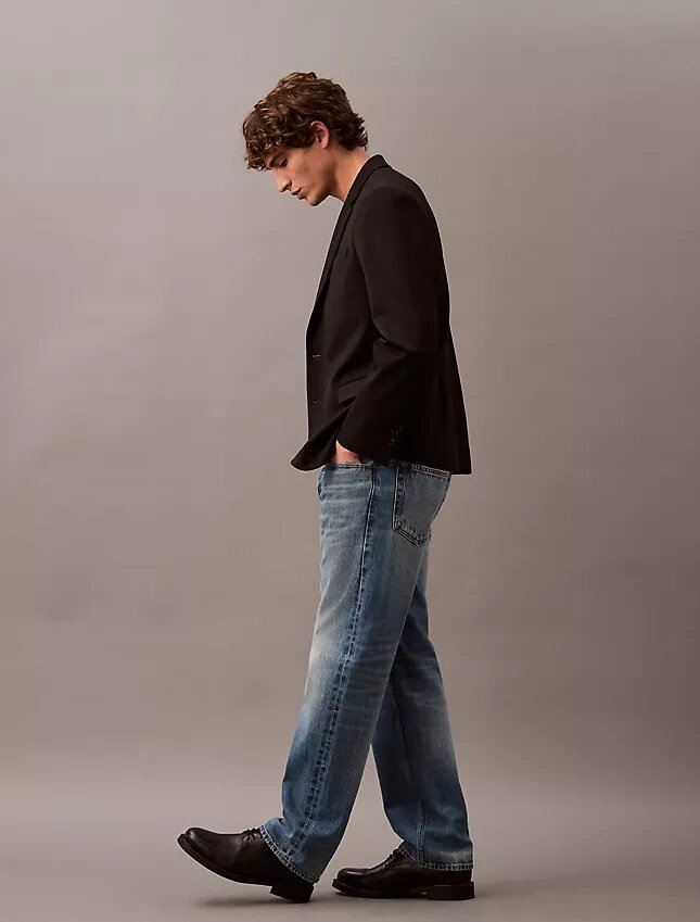 Giacca slim in gabardine di lana Giacca slim in gabardine di lana