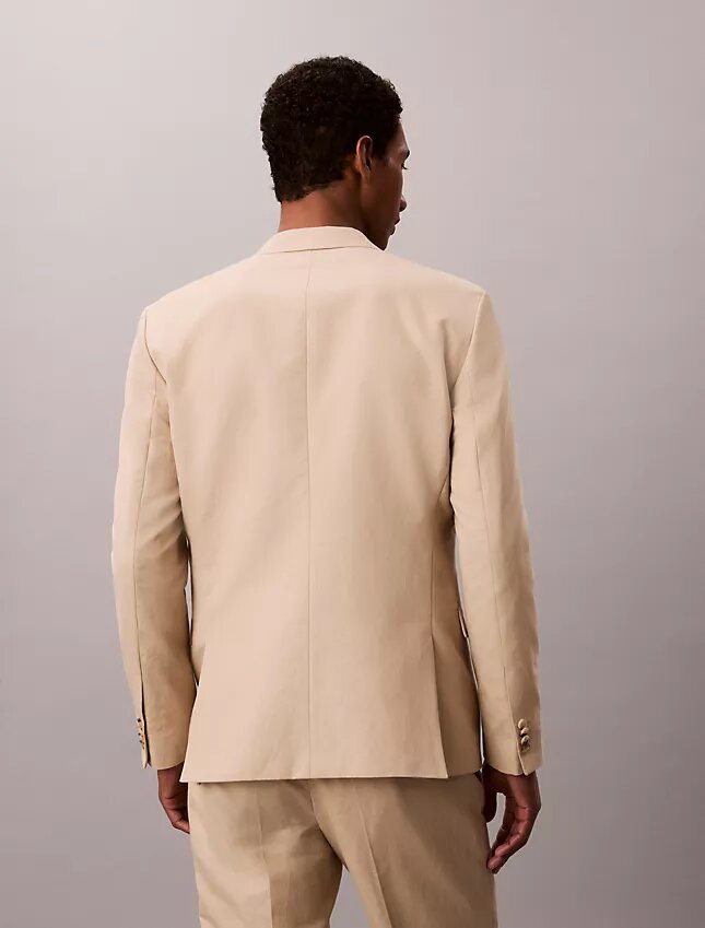 Giacca slim in misto lino Giacca slim in misto lino