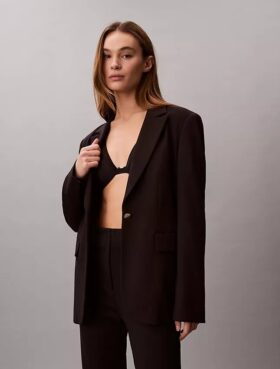 Giacca slim in ponte