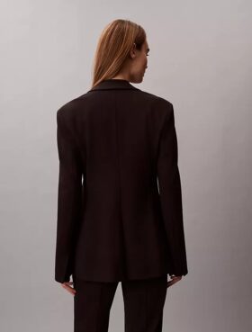 Giacca slim in ponte
