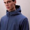 Giacca softshell con cappuccio e zip Giacca softshell con cappuccio e zip
