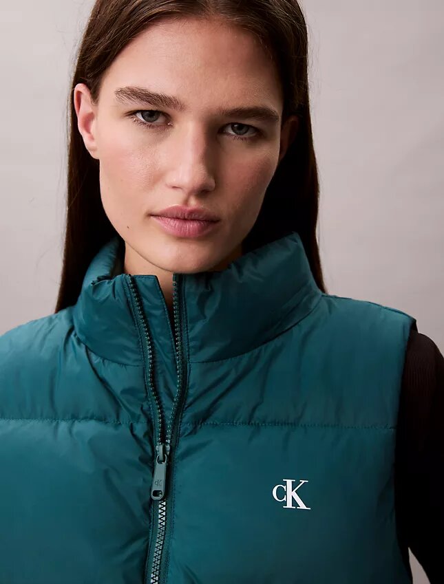 Gilet imbottito in nylon con Monogram Gilet imbottito in nylon con Monogram
