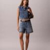 Gilet senza maniche in Denim Gilet senza maniche in Denim