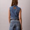Gilet senza maniche in Denim Gilet senza maniche in Denim