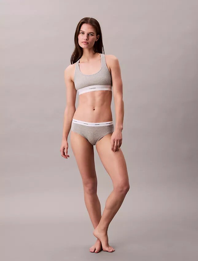 Hipster in cotone elasticizzato a coste Hipster in cotone elasticizzato a coste