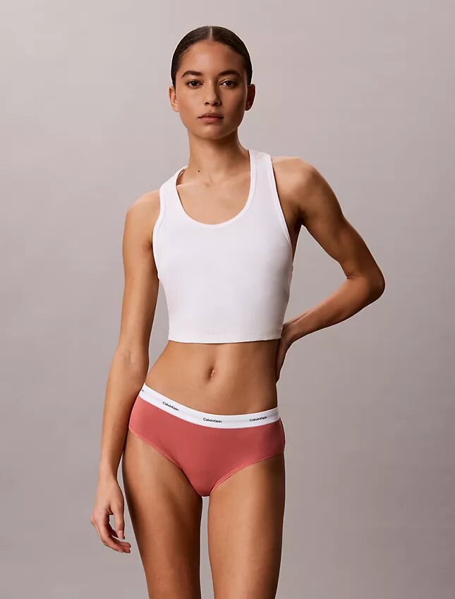 Hipster in cotone elasticizzato a coste Hipster in cotone elasticizzato a coste