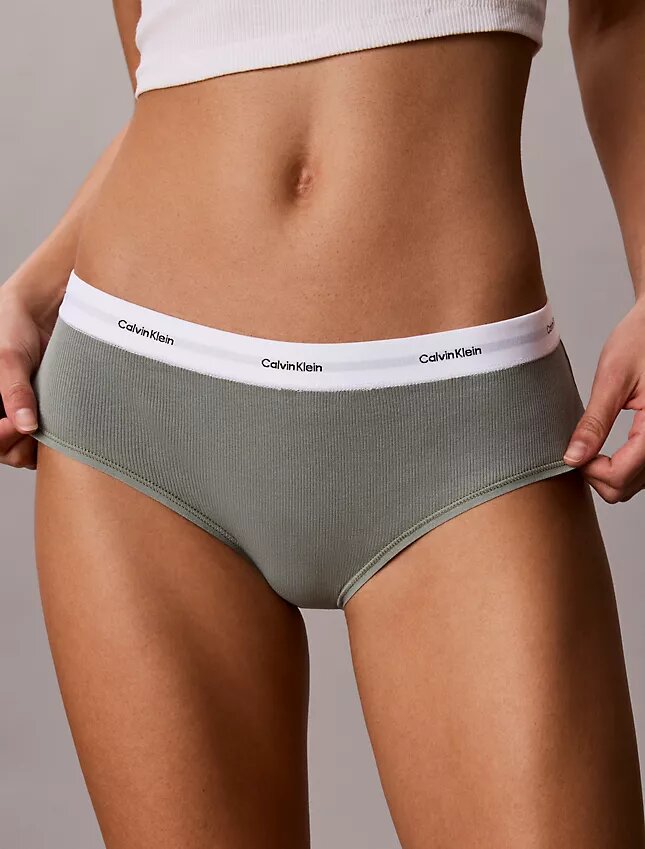 Hipster in cotone elasticizzato a coste Hipster in cotone elasticizzato a coste