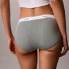Hipster in cotone elasticizzato a coste Hipster in cotone elasticizzato a coste