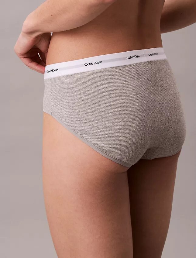 Hipster in cotone elasticizzato a coste Hipster in cotone elasticizzato a coste
