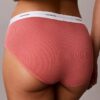 Hipster in cotone elasticizzato a coste Hipster in cotone elasticizzato a coste