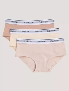 Hipster in Cotton Stretch per bambine, confezione da 3