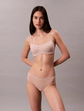 Hipster in microfibra elasticizzata con pizzo