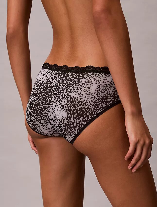 Hipster in microfibra elasticizzata con pizzo Hipster in microfibra elasticizzata con pizzo