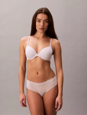Hipster in microfibra elasticizzata con pizzo, confezione da 3