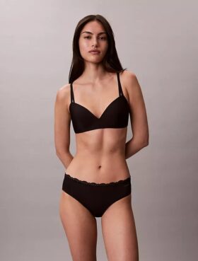 Hipster in microfibra elasticizzata con pizzo, confezione da 3