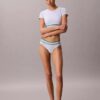 Icon Bralette a T-shirt in cotone e Modal a righe, leggermente foderata