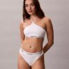 Icon Bralette halter in cotone e Modal Unlined senza imbottitura