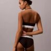 Icon Bralette halter in cotone e Modal Unlined senza imbottitura