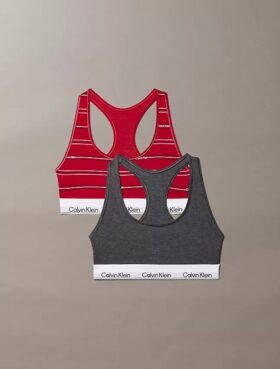 Icon Bralette in cotone e Modal, confezione da 2, Unlined