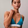Icon Bralette triangolare in cotone e Modal con leggera fodera