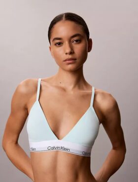 Icon Bralette triangolare in cotone e Modal con leggera fodera