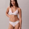 Icon Bralette triangolare in cotone e Modal con leggera fodera