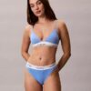 Icon Bralette triangolare in cotone e Modal con leggera fodera