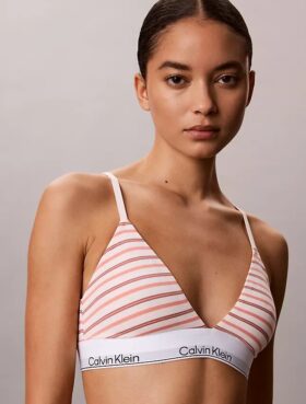 Icon Bralette triangolare in cotone e Modal con leggera fodera