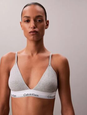 Icon Bralette triangolare in cotone e Modal con leggera fodera